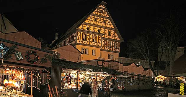 Weihnachtsmarkt-Reisen Dinkelsbhl, Mittelfranken,  2024 2025 Romantische Weihnachtsmrkte in Franken, Bayern